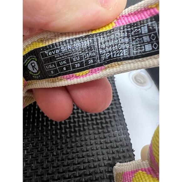 Teva Women's Original Universal Sandal Size 8 Black Slingbac - Picture 7 of 10